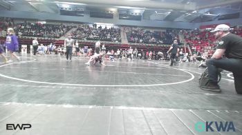 52 lbs Round Of 16 - Wyatt Barnes, Raw Wrestling Club vs Boston Barton, Owasso Takedown Club