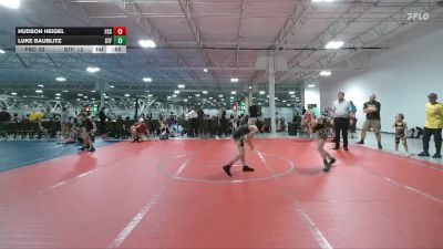 76 lbs Round 2 (3 Team) - Hudson Heigel, Florida Scorpions vs Luke Baublitz, Steller Trained Fett