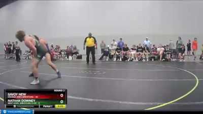 180 lbs Round 2 (4 Team) - Nathan Downey, Next Level Wrestling Club vs Savoy New, Raleigh Area Wrestling