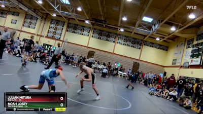 105 lbs Round 4 (10 Team) - Julian Mitura, MQ Elite vs Noah Losey, The Compound