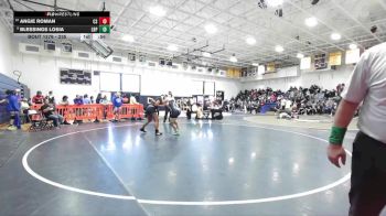 235 lbs Cons. Round 2 - Angie Roman, Canyon Springs vs Blessings Losia, Poly/Long Beach