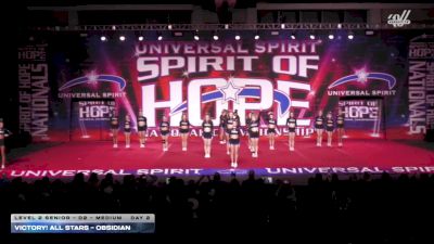 Victory! Allstars - Obsidian [2026 L2 Senior - D2 - Medium Day 2] 2026 Spirit of Hope Grand Nationals
