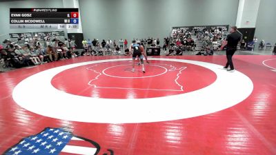 144 lbs Evan Gosz, Illinois vs Collin McDowell, Wisconsin Red