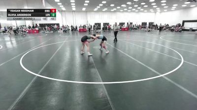 102-112 lbs Champ. Round 2 - Teagan Needham, Holmen Viking Wrestling Club vs Olivia Anderson, LeVici Prep