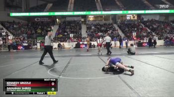115 lbs Cons. Round 1 - Savannah Shires, Pittsburg Wrestling Club vs Kennedy Grizzle, Renegades