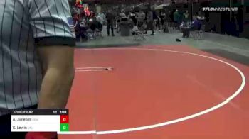 130 lbs Consi Of 8 #2 - Alexis Jimenez, Fight Syndicate vs Savannah Lewis, Cali Select Wc