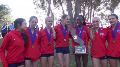 Great Oak girls celebrate dominant victory at 2013 CIF State XC Championships