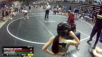 150 lbs Round 4 (6 Team) - Remington LaFlamme, Team Texas Blue vs Iliana Garcia, Kansas Aqua Lizard