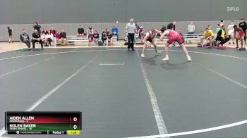 160 lbs Round 2 (10 Team) - Nolen Baker, Terps Xpress vs Aiden Allen, Riverheads