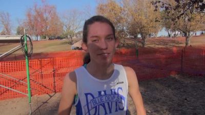 D1 girls champ Fiona O'Keeffe wasn't thinking about time on way to soph course record at 2013 CIF State XC Championships