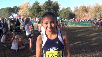 Samantha Ortega D2 girls 3rd place pleased the way she closes out season at 2013 CIF State XC Championships