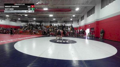 285 lbs Quarterfinal - Wesley Chesser, Spaulding vs Matt Benn, Bedford