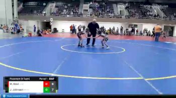 60 lbs Placement (4 Team) - Matthew Bosl, LPGE/B Wolves vs Jaxton Johnson, Maple River/United South Central
