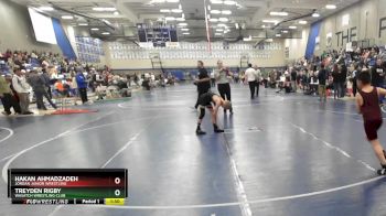 76 lbs Champ. Round 1 - Treyden Rigby, Wasatch Wrestling Club vs Hakan Ahmadzadeh, Jordan Junior Wrestling