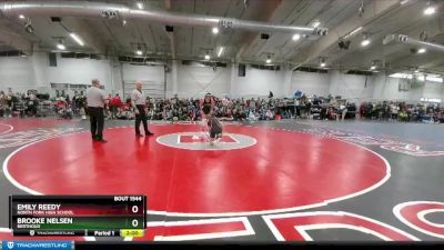 110 lbs Champ. Round 1 - Brooke Nelsen, Berthoud vs Emily Reedy, North Fork High School