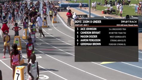 Youth Boys' 200m, Finals 2 - Age under 8