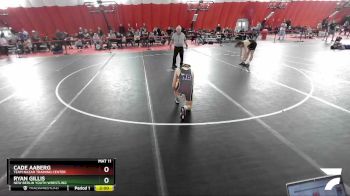 132 lbs Quarterfinal - Cade Aaberg, Team Nazar Training Center vs Ryan Gillis, New Berlin Youth Wrestling