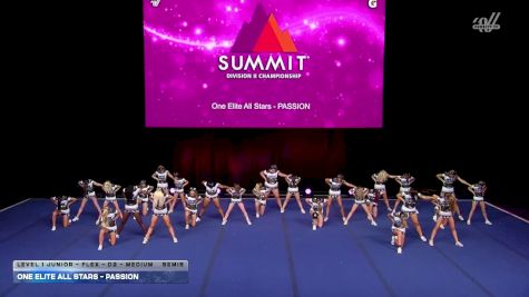 One Elite Allstars - Passion [2026 L1 Junior - Flex - D2 - Medium Semis] 2026 The D2 Summit