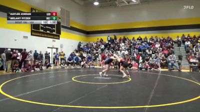 155 lbs Cons. Semi - Kaylee Jordan, Lisbon vs Melany Fitzer, Wilton