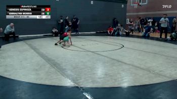62 lbs Semifinal - Emmalynn Morris, Lakeland Wrestling Club vs Genesis Espinoza, 208 Spartan WC