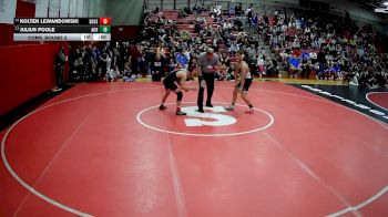 133 lbs Cons. Round 3 - Julius Poole, Albert Gallatin Hs vs Kolten Lewandowski, Southmoreland Hs
