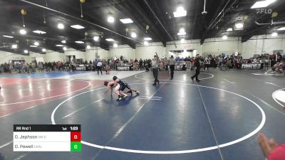 100 lbs Rr Rnd 1 - Oliver Jephson, NM Gold vs Owen Powell, Carlsbad Combat WC