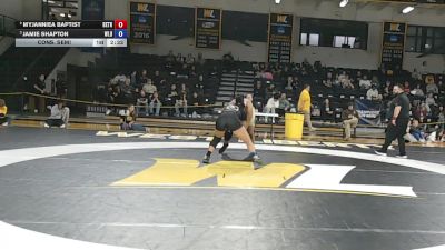 207 lbs Cons. Semi - Myjanniea Baptist, Bethany vs Jamie Shapton, West Liberty