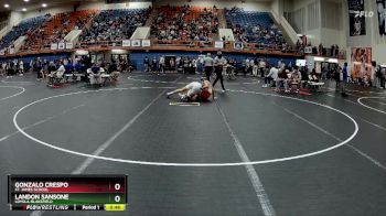 132 lbs Cons. Round 4 - Gonzalo Crespo, St. James School vs Landon Sansone, Loyola-Blakefield