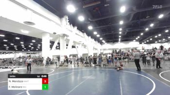 54 lbs Semifinal - Nixon Mendoza, Mantanona TC vs Frank Molinaro, Rising Sun WC