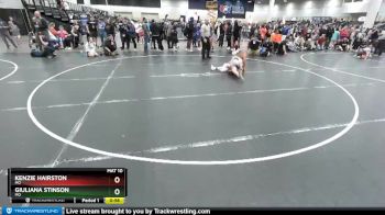 97-111 lbs Round 3 - Kenzie Hairston, MO vs Giuliana Stinson, MO