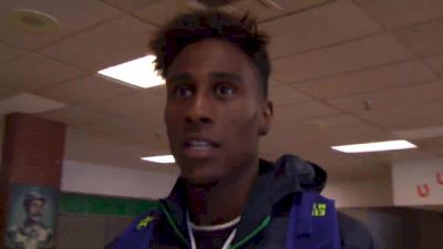 Cerake Geberkidane isn't fazed by the snow and is ready to run fast at NXN