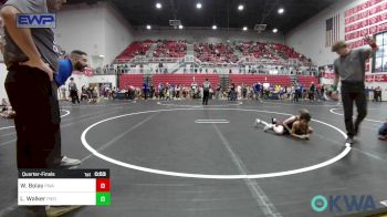 52 lbs Quarterfinal - Winston Bolay, Perry Wrestling Academy vs Luke Walker, Piedmont