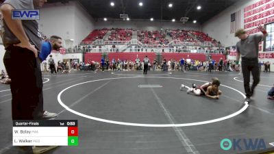 52 lbs Quarterfinal - Winston Bolay, Perry Wrestling Academy vs Luke Walker, Piedmont