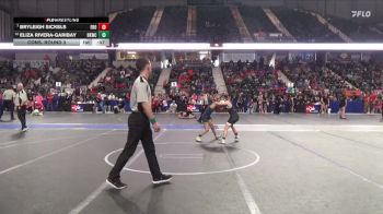 80 lbs Cons. Round 3 - Bryleigh Sickels, Frontenac vs Eliza Rivera-Garibay, Hutchinson Kids Wrestling Club
