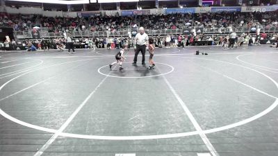 46 lbs Consi Of 8 #2 - Donovan Morris, Lees Summit Bronco Youth Wrestling vs Colt Keys, Tahlequah WC