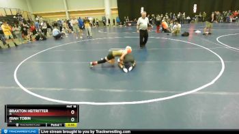 98 lbs Cons. Round 3 - Isiah Tobin, IA vs Braxton Heitritter, IA
