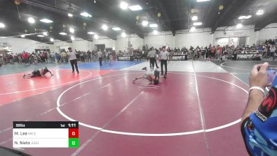 86 lbs Semifinal - Mason Lee, NM Gold vs Nathan Nieto, Juggernaut WC