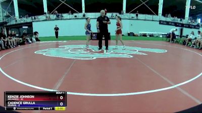 94 lbs Round 1 (4 Team) - Kenzie Johnson, Oklahoma vs Cadence Grulla, Georgia