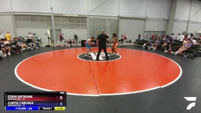106 lbs 4th Wrestleback (16 Team) - Zykhi Sistrunk, Georgia Red vs Curtis Carlisle, Washington