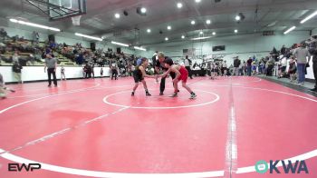83 lbs Rr Rnd 1 - Satchel Fixin, Hulbert vs Kiah Vieira, Muskogee Rougher Youth Wrestling