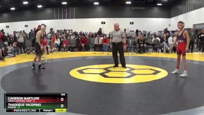 105 lbs Round 3 - Thaddeus Yacopino, Minions vs Cameron Bartlow, Legacy National Team