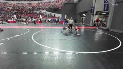 130 lbs Cons. Round 5 - Emmett Goral, Denmark Wrestling Club vs Eli Grotelueschen, Dodgeland Youth Wrestling
