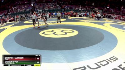 D3-157 lbs Cons. Round 1 - Carson Dyer, Troy Christian vs Quinten Harrison, Elgin