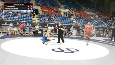 175 lbs Cons. Sub-rd Of 16 - Leif Larwin, Oregon vs Spencer Madsen, Wisconsin