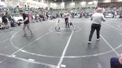 43 lbs Consi Of 8 #1 - Nash Miller, No Team vs Reign Townsell, Damonte Mustangs WC