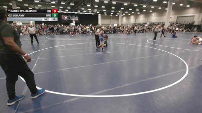 86 lbs Cons. Semis - Oz Bellamy, Fox Valley Wrestling Club vs Kaden Williamson, Sebolt Wrestling Academy