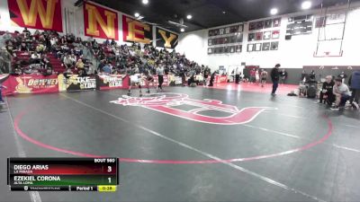 106 lbs Cons. Round 4 - Diego Arias, La Mirada vs Ezekiel Corona, Alta Loma