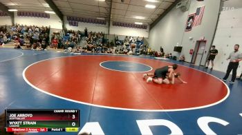 132B Champ. Round 1 - Wyatt Strain, Laramie vs Joe Arroyo, Scottsbluff