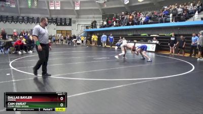 JV-1 lbs Round 1 - Dallas Bayler, Marion vs Cam Sweat, Clear Creek-Amana