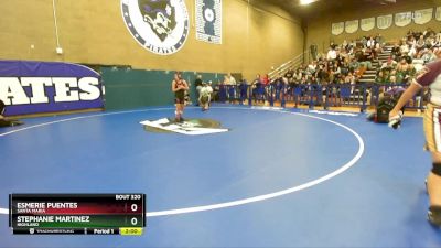 100 lbs Semifinal - Esmerie Puentes, Santa Maria vs Stephanie Martinez, Highland